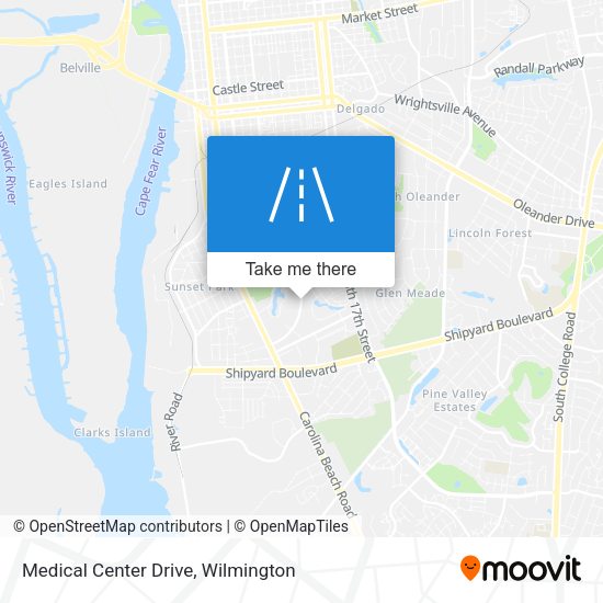 Medical Center Drive map