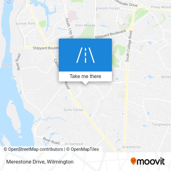 Mapa de Merestone Drive