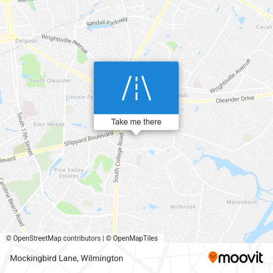 Mockingbird Lane map