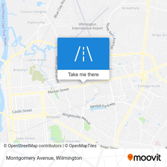 Mapa de Montgomery Avenue
