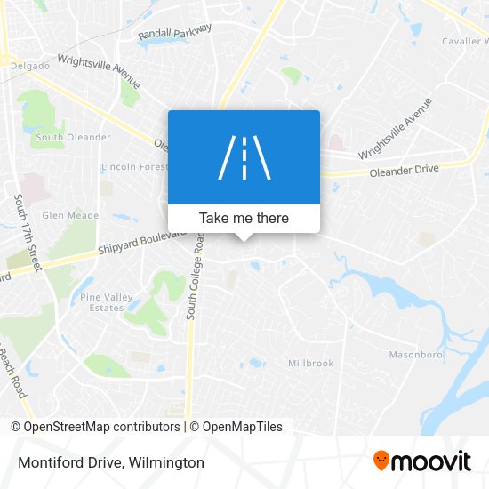 Montiford Drive map