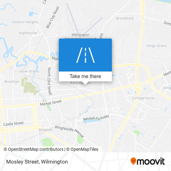 Mosley Street map