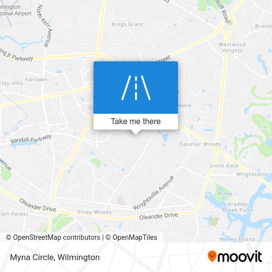 Mapa de Myna Circle