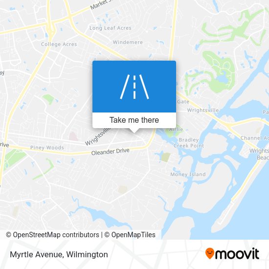 Mapa de Myrtle Avenue
