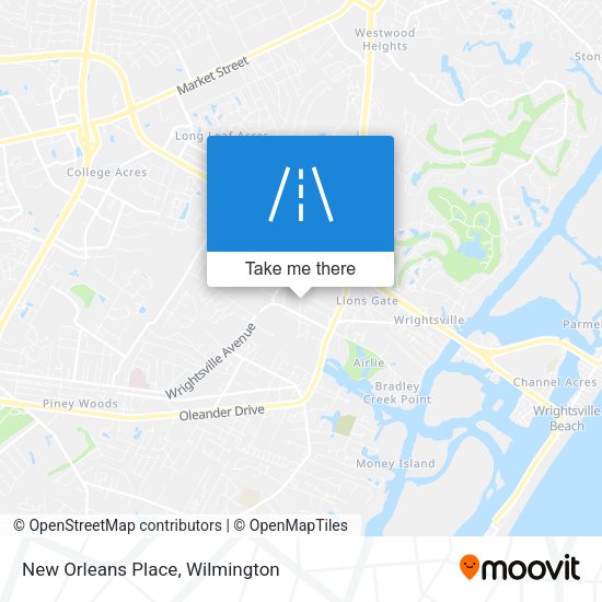 New Orleans Place map