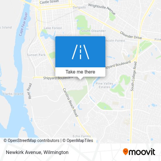 Mapa de Newkirk Avenue