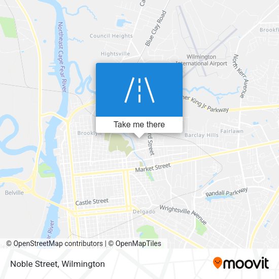 Mapa de Noble Street