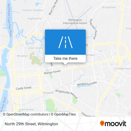 Mapa de North 29th Street