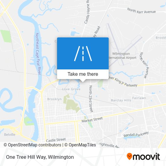 One Tree Hill Way map