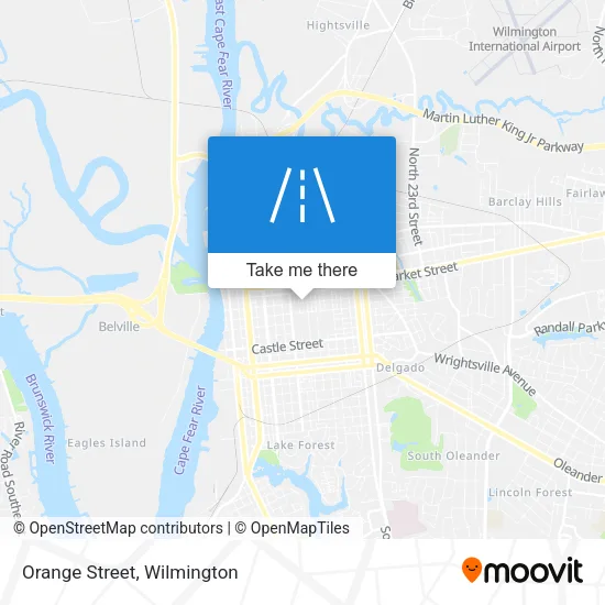 Orange Street map