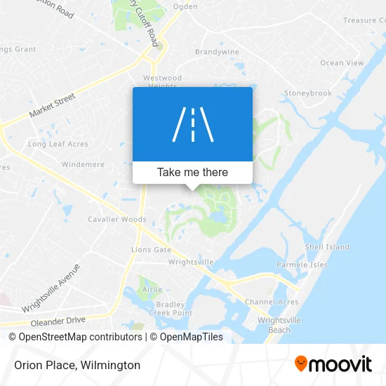 Orion Place map