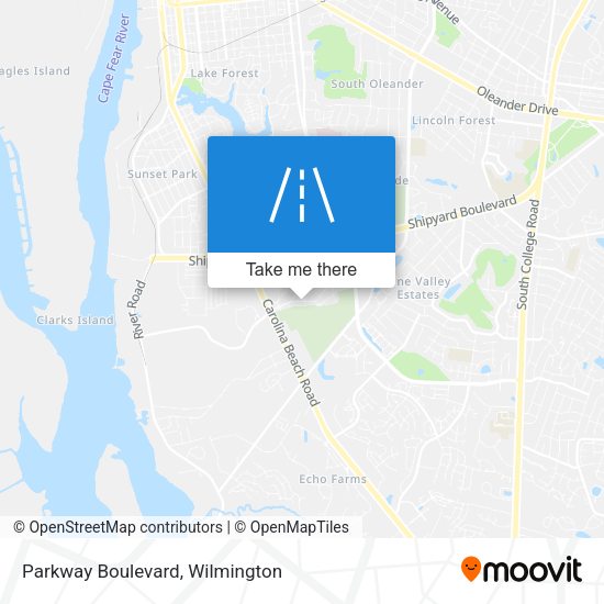 Mapa de Parkway Boulevard