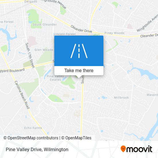 Mapa de Pine Valley Drive