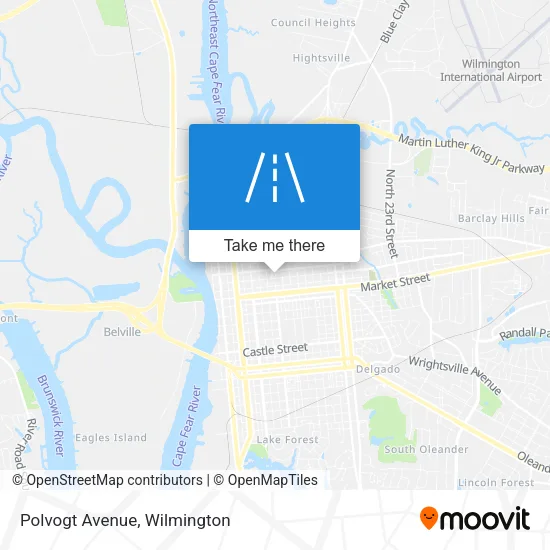 Polvogt Avenue map