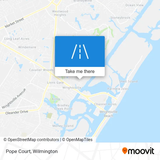 Pope Court map