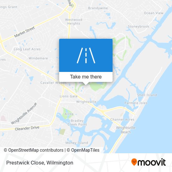 Prestwick Close map