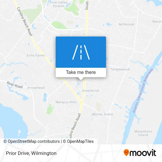 Prior Drive map