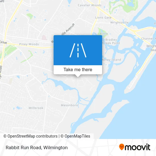 Rabbit Run Road map