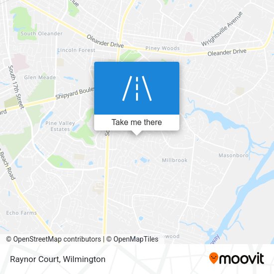 Mapa de Raynor Court