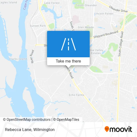 Rebecca Lane map