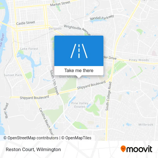 Reston Court map