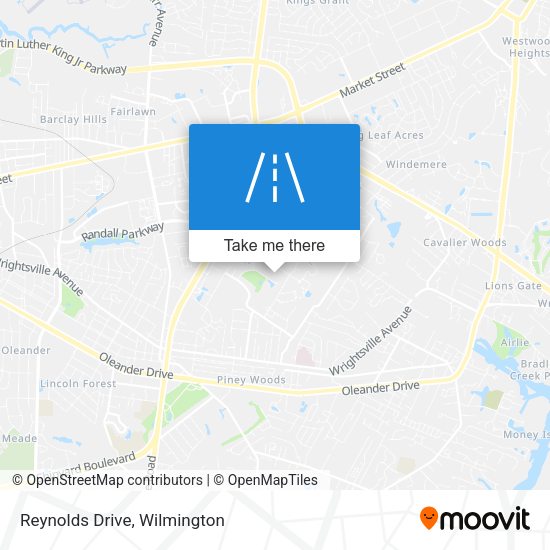 Mapa de Reynolds Drive