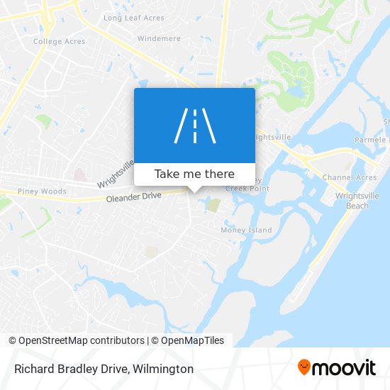 Mapa de Richard Bradley Drive