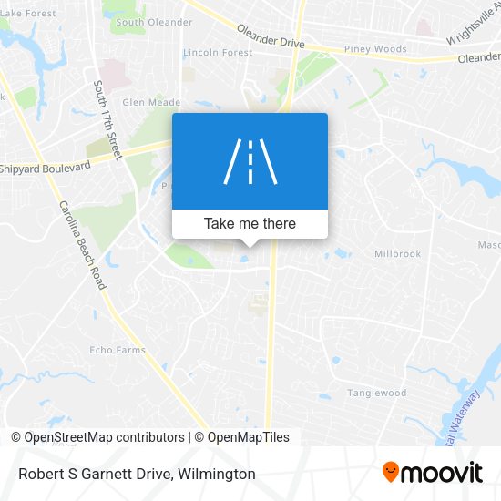 Robert S Garnett Drive map