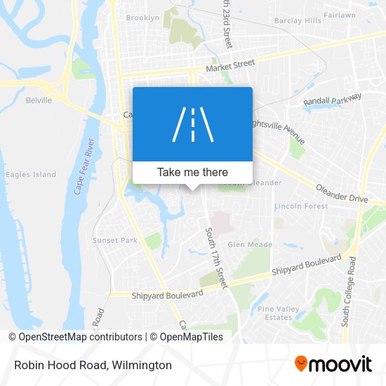 Robin Hood Road map
