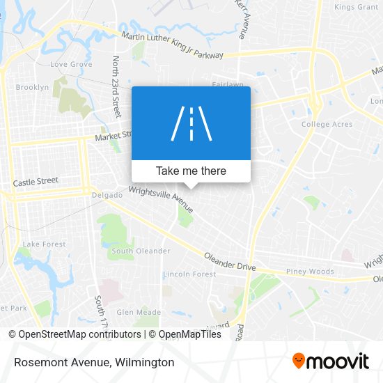 Rosemont Avenue map
