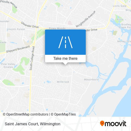 Saint James Court map