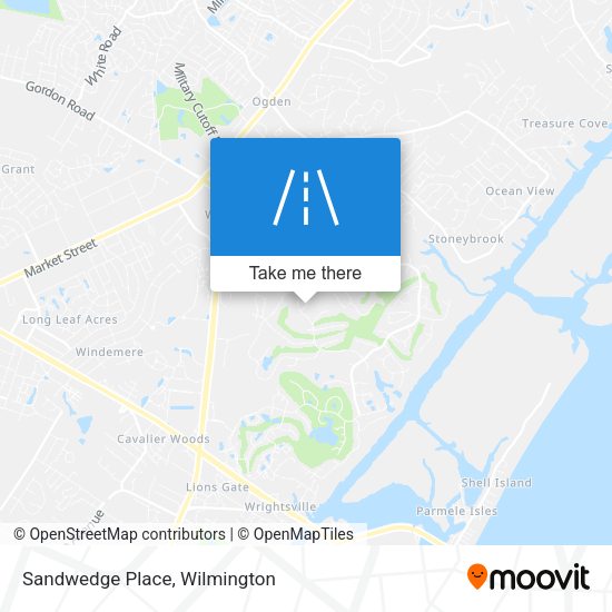Mapa de Sandwedge Place