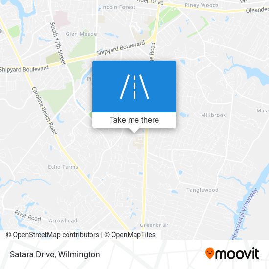 Mapa de Satara Drive