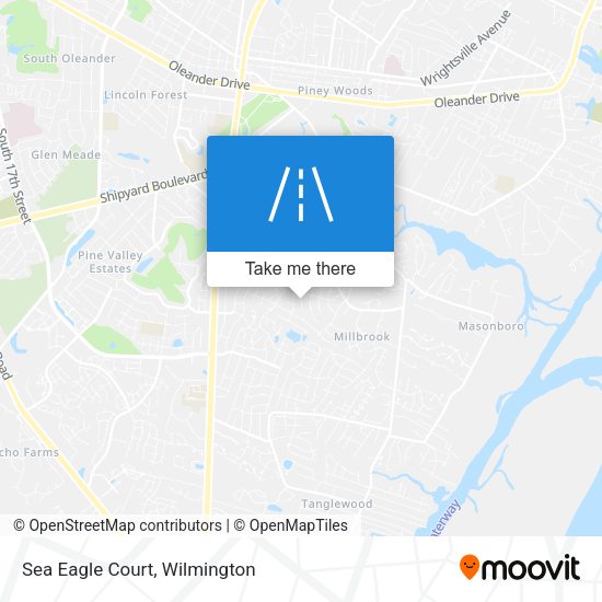 Sea Eagle Court map