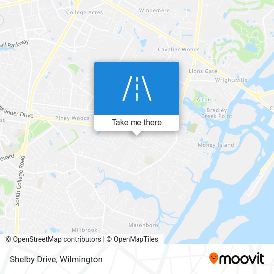 Mapa de Shelby Drive