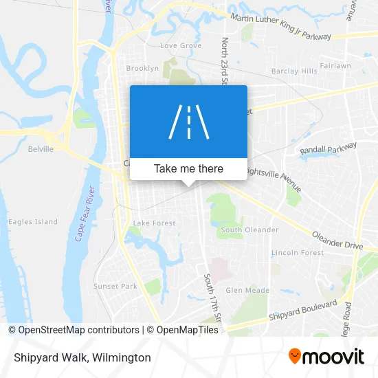 Shipyard Walk map