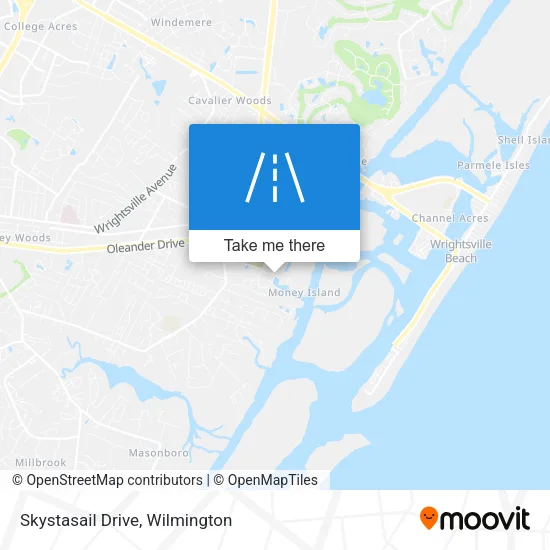 Skystasail Drive map