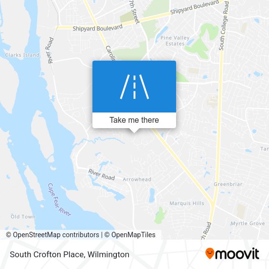 South Crofton Place map