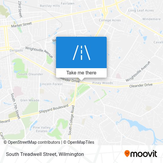 Mapa de South Treadwell Street