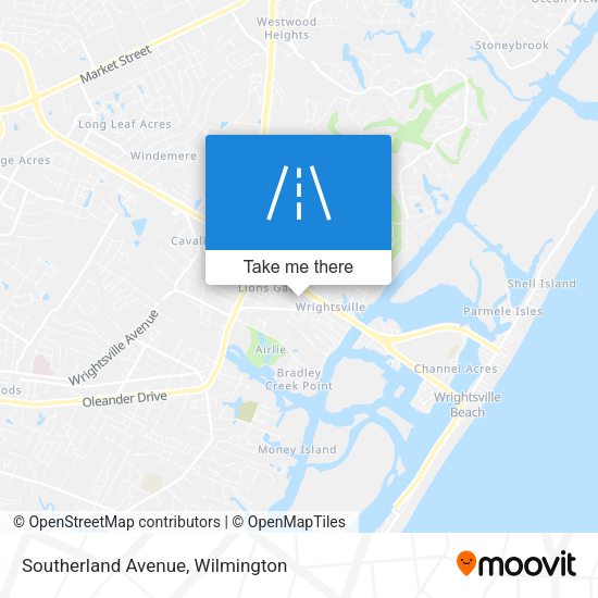 Southerland Avenue map