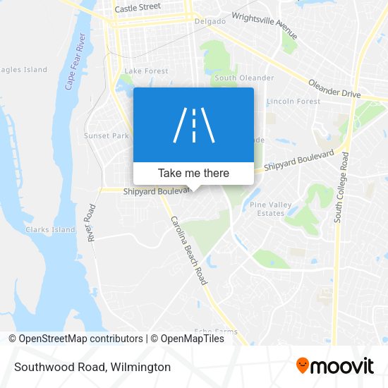 Mapa de Southwood Road