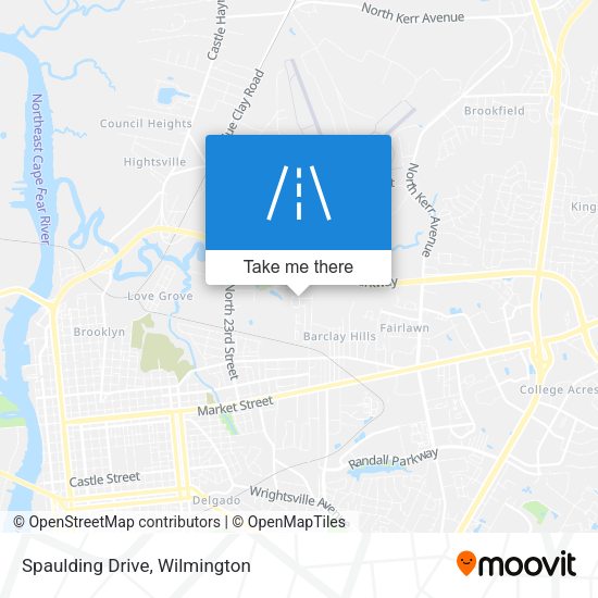 Mapa de Spaulding Drive