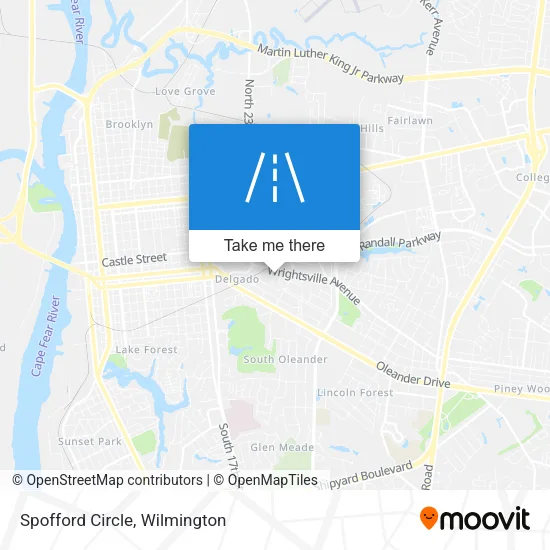 Spofford Circle map
