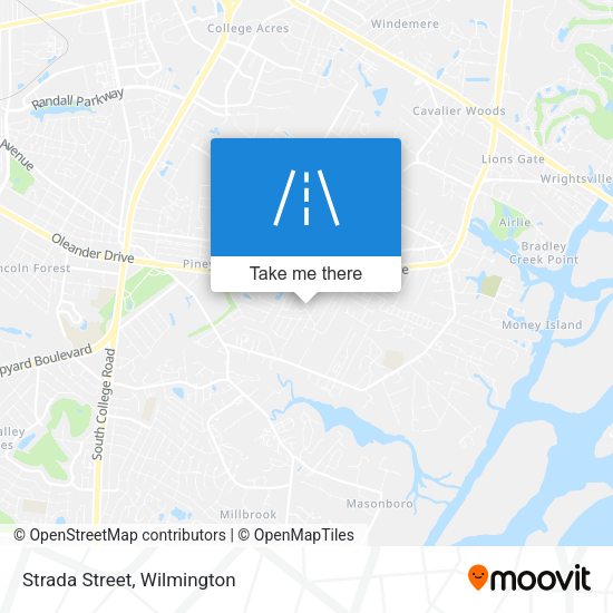 Mapa de Strada Street