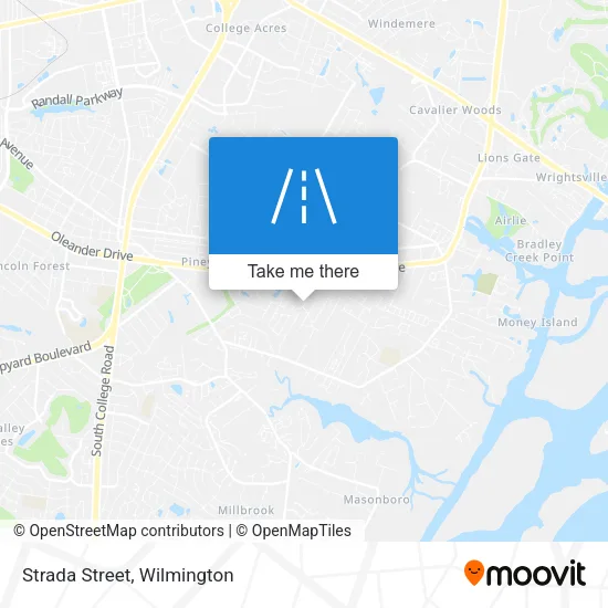 Strada Street map
