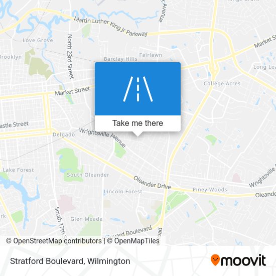 Stratford Boulevard map