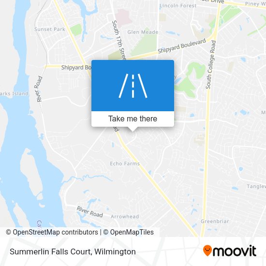 Summerlin Falls Court map