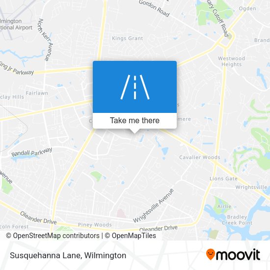Mapa de Susquehanna Lane