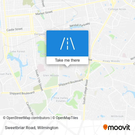 Sweetbriar Road map