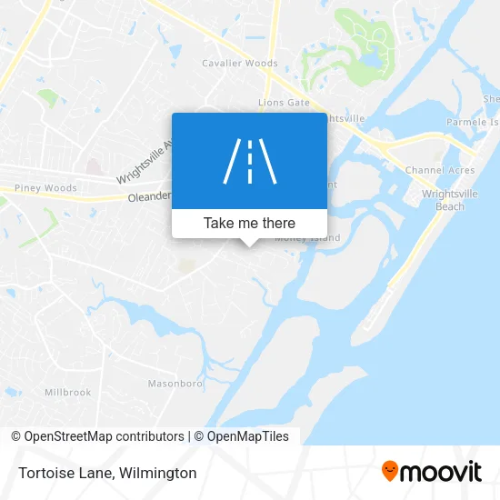 Tortoise Lane map